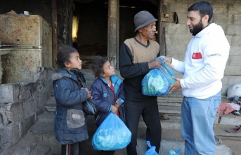 Sadakataşı Derneği'nden Gazze'ye gıda yardımı