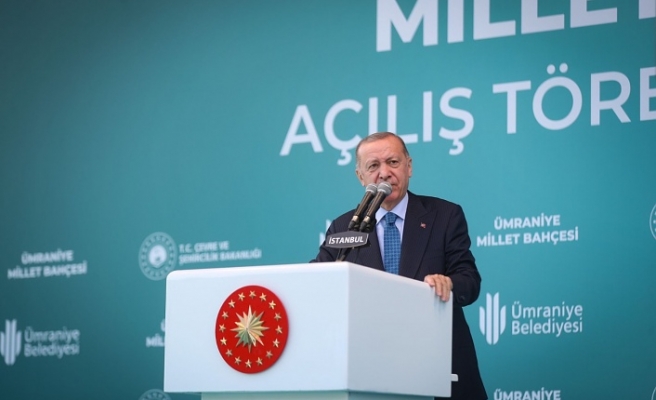Cumhurbaşkanı Recep Tayyip Erdoğan Ümraniye Millet Bahçesi'ni Açtı