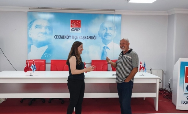 Ali Rıza Yıldız’dan CHP Çekmeköy İlçe Başkanı Melda Tanişman’a Ziyaret