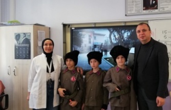 Ümraniye Mehmet Akif İlkokulundan Tarih Yazan Çocuklar Projesi